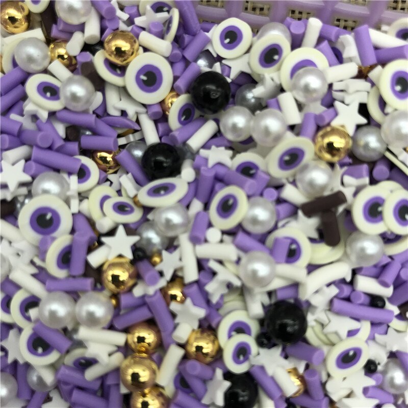 20g ogen ster gemengde outfit kerst hars diy benodigdheden nagels kunst polymeer zachte klei accessoires diy pailletten plakboek shakes