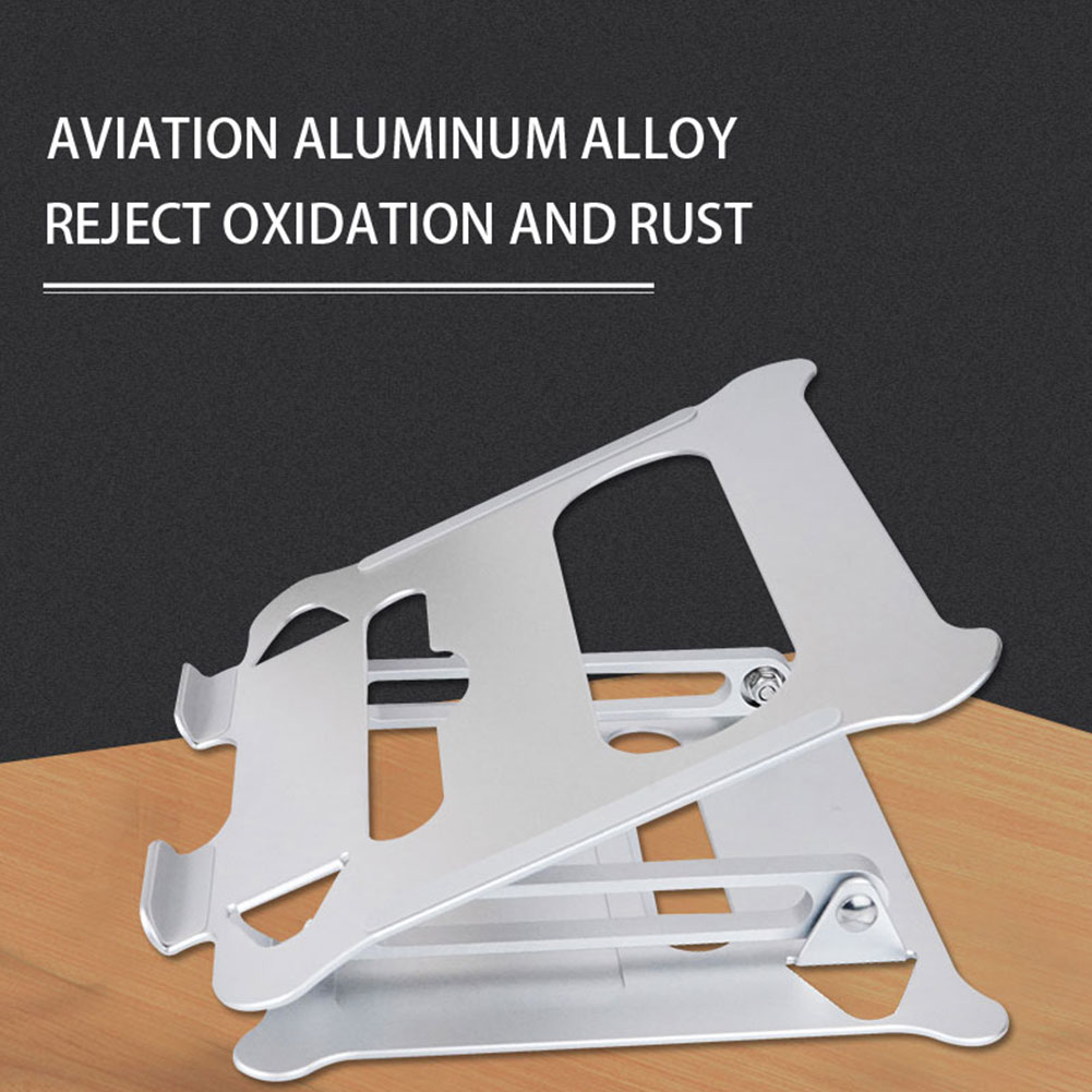 Lightweight Computer Desktop Holder Universal Notebook Ventilated Cooling Adjustable Height Portable Foldable Laptop Stand