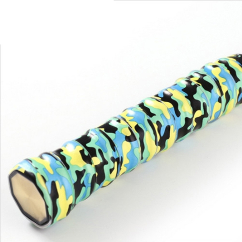 Camouflage sweat-absorbent Keel Hand Glue Punching anti-slip Breathable Tennis Badminton Overgrips Tape: Camouflage green