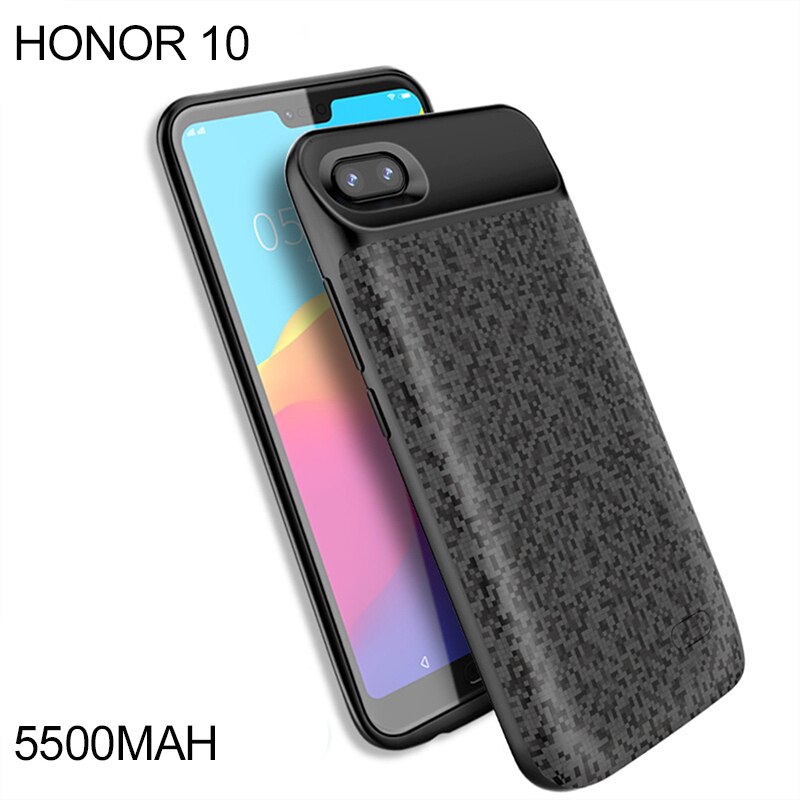 Funda de cargador de batería para Huawei Honor 8 8x9 9x 10lite Mate 20, funda de cargador de Banco de energía ultraligera para Huawei Nova 3 Play P20 P30: For Honor 10