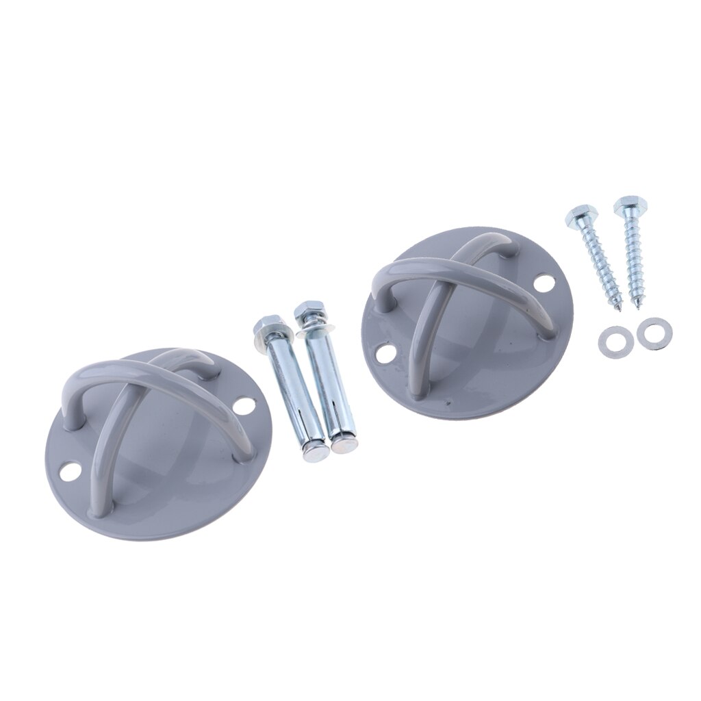 ciężki obowiązek antena huśtawka robić jogi wieszaki hamak mocowanie sufitowe wsporniki zawieszenie pasy haki, 2 otwory: Self-tapping Screws