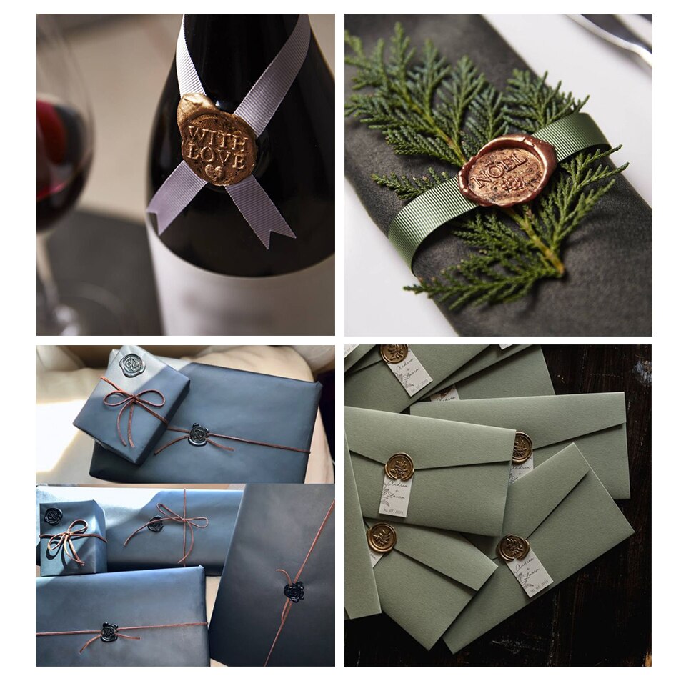 Sealing Wax Seal stamp Classic Diy Retro Metal Card making Wax seal Stamp Handcrafts Wedding Invitations Tools
