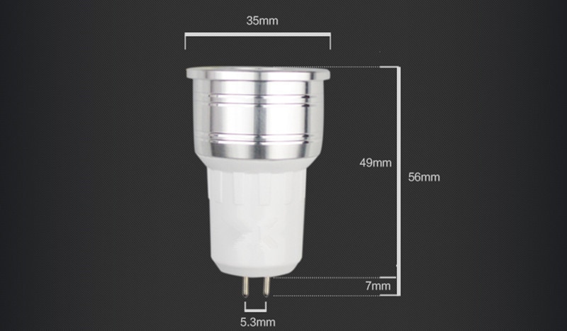 LED mini GU10 MR11 3W 35mm Scheinwerfer GU5.3 Birne Lampe ersetzen halogen lampe AC85-265V RGB Hause lichter