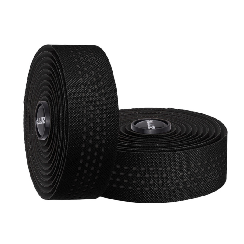 2 stks/set Zachte Racefiets Fietsstuur EVA PU Bar Tape Sport Handvat Bar Grip Fietsen Anti-slip Wrap plug Tape Accessoires: F