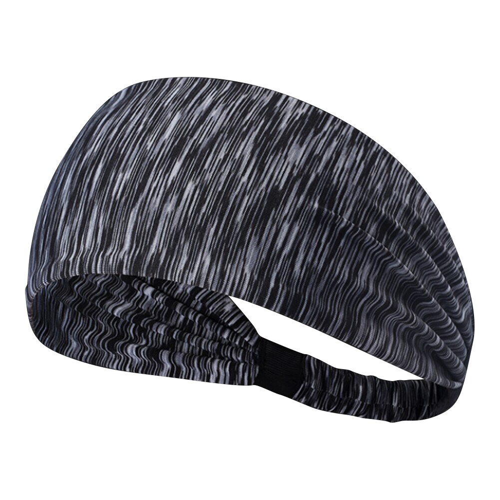 Atmungsaktives yoga-stirnband mit streifenmuster, outdoor-sport-workout-fitness-stirnband, elastisches stirnband, mehrfarbiges stirnband, spa-paket: 2