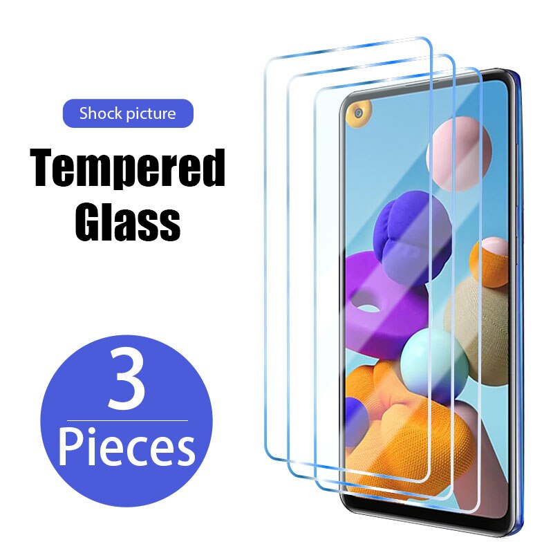 3Pcs Gehard Glas Voor Samsung A71 A51 A41 A31 A21 A11 A21s Screen Protector Voor Galaxy A72 A52 A42 a32 A22 A12 5G Glas