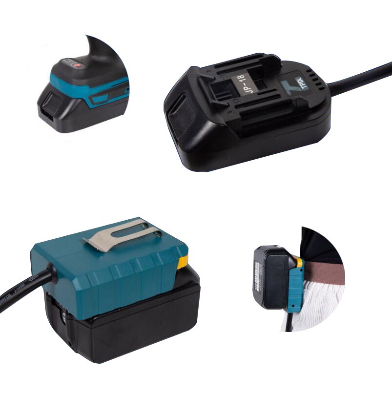 For Makita Battery Adapter Cord Tools Portable Battery Extension Cable For DEWALT 18v 20v max