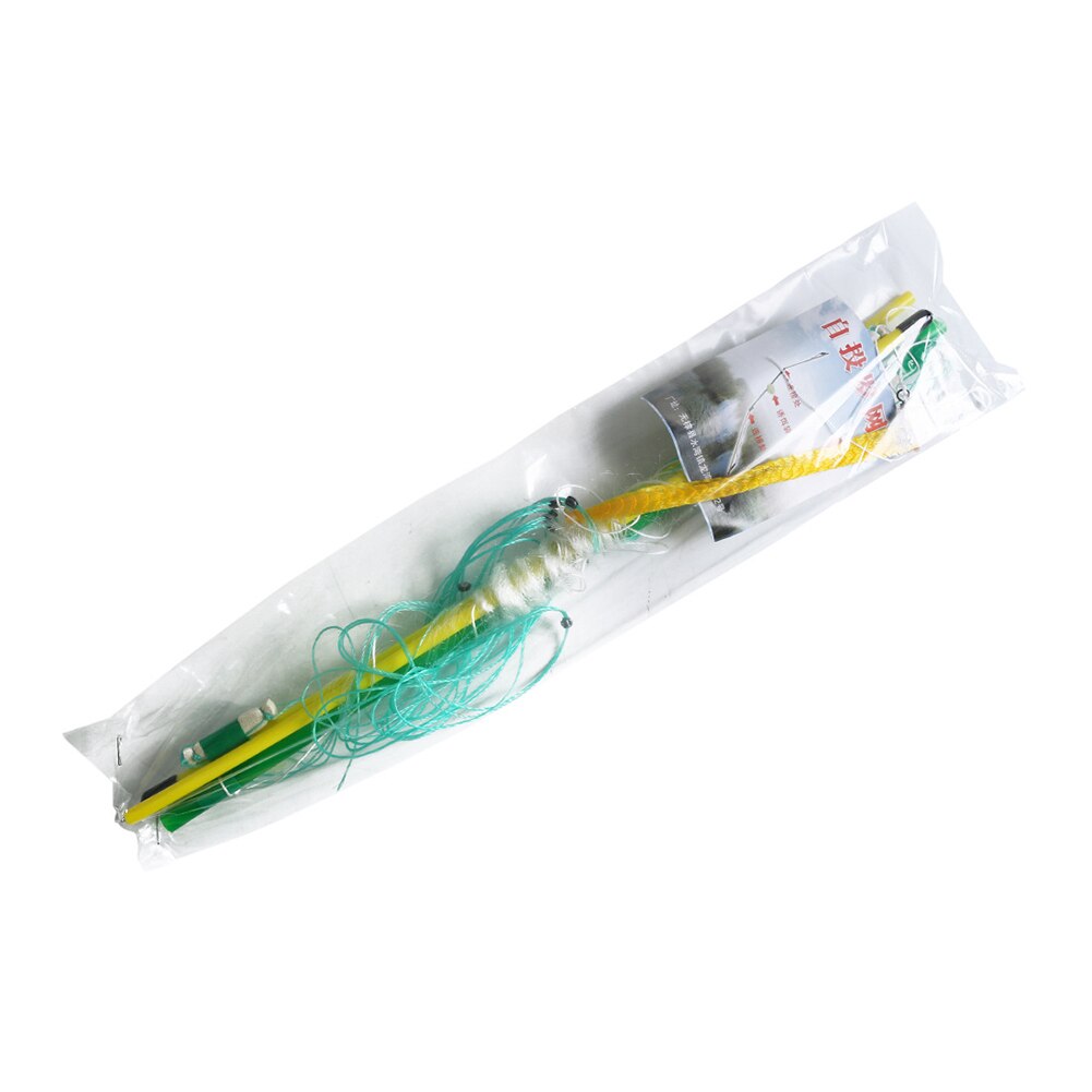 Lekka pułapka na ryby netto sprzęt wędkarski odlewania netto klatka rybacka kabaretki odkryty odlewania sieci karpia ryby kabaretki: 3 Mesh