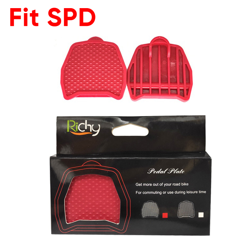 Fahrrad Pedal Adapter passen SPD für KEO System Rennrad Pedale Konverter Fahrrad klick Pedal Plattform Adapter Radfahren Teile: Lila