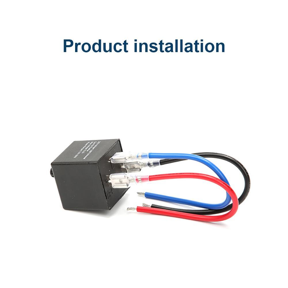 Relais de clignotant LED réglable universel, 12V 24V, 3 broches, accessoires pour motos et voitures