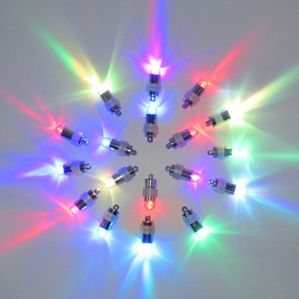 10 Stuks/partij Multi-color Coin Batterijen Bevroren Partij Decoratie Micro Mini Led Ballon Verlichting Voor Ambachten