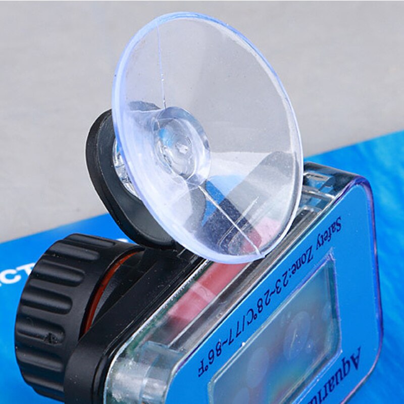 Digital LCD Aquarium Aquarium Thermometer Suction Cup Thermometer Diving Aquarium Thermometer