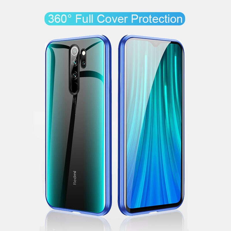 Funda para teléfono redmi 8 8a Magnetic Filp para Xiaomi redmi note 7 8 Pro 360 ° funda completa redmi 8 note7 note8 pro note 7pro funda