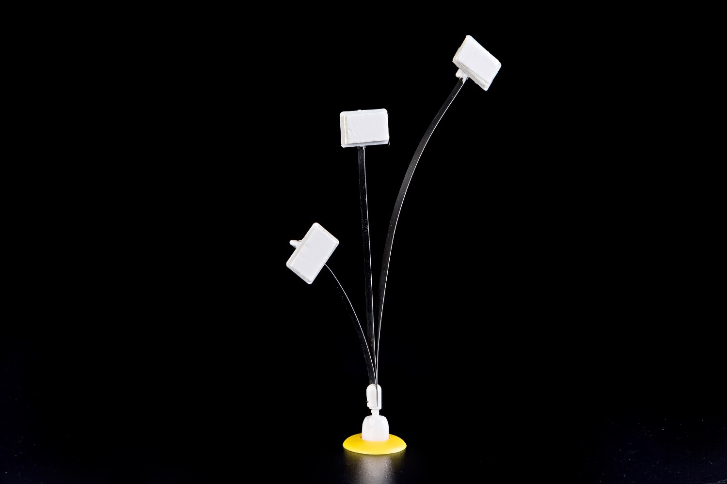 Mini Sticky Sign Holder Snap Rotating Pop Sign Clip Holder Adhesive Base: J15