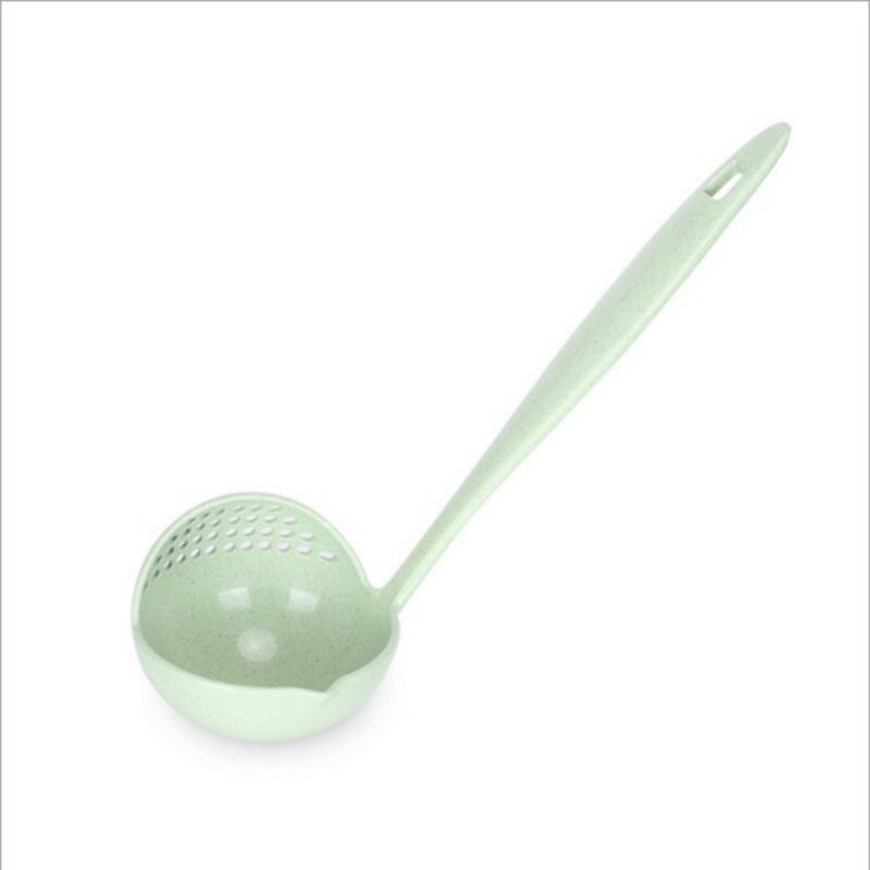 Convenient Pot Tableware Serving Ladle Large Spoon Kitchenware 2 In 1 Soup Spoon Long Shank Kitchen Spoon: G