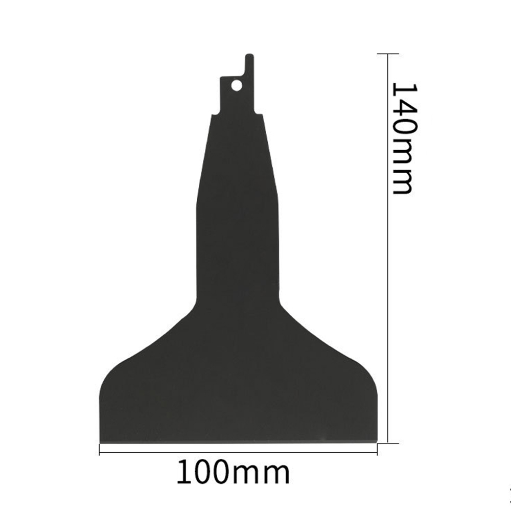 1PCs Saber Saw Blade Electric Reciprocating Saw Blade Metal Rust Removal Wall Scraper Cement Floor Cleaning Alloy Scraper: Dark Grey