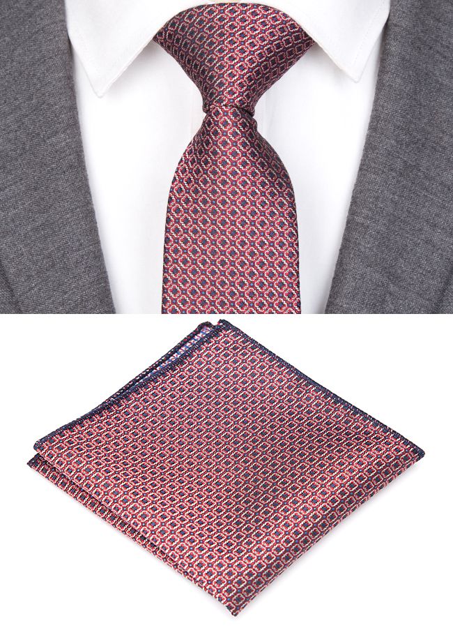 Herreslips kravatsæt jacquardternede slips til mænd stribet slips til bryllup afslappet jakkesæt smalt slips skjortetilbehør: Sort