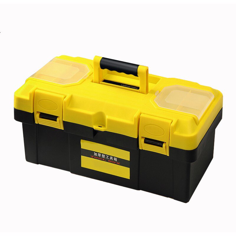20 inch Toolbox portable large plastic hardware electrician box home multi-function repair tool storage case car box