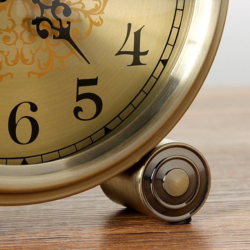 Retro Metal Table Clock Modern Desk Watch Clock Ho... – Grandado