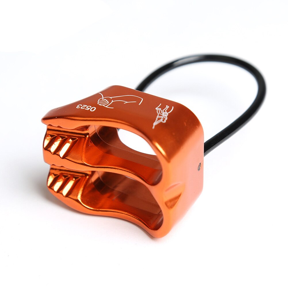 Rappel ATC Belay Device Descender Outdoor Camping Hiking Rock Climbing Equipment Travelling Easy Carrying Portable Parts: Orange