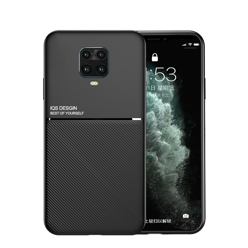 Funda magnética de cuero para coche, carcasa de Marco suave para Xiaomi Redmi Note 9 Pro, 9S, Note 9 Pro Max