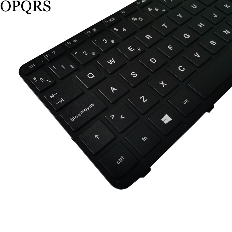 Spanish Laptop keyboard for HP For HP 15-F018DX 15-F019DX 15-F023WM 15-F024WM 15-F033WM Black SP Keyboard With Frame
