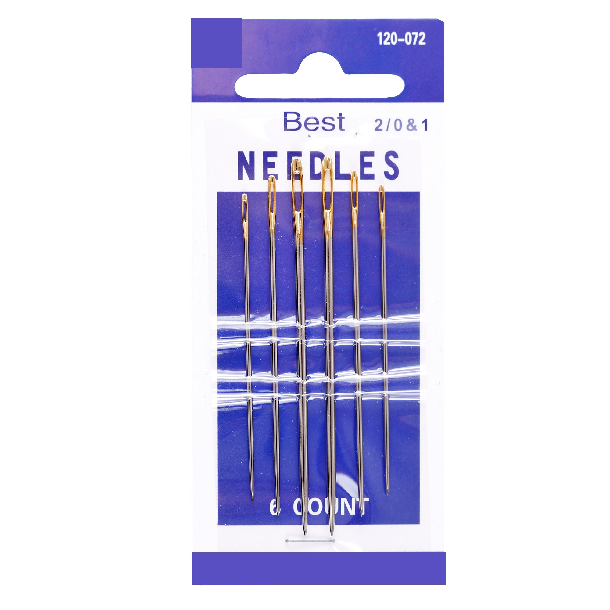 1Set Big Eye Sewing Needles Stainless Steel Needle Craft Hand Stitch Tool for for Leather Bag Sewing: T