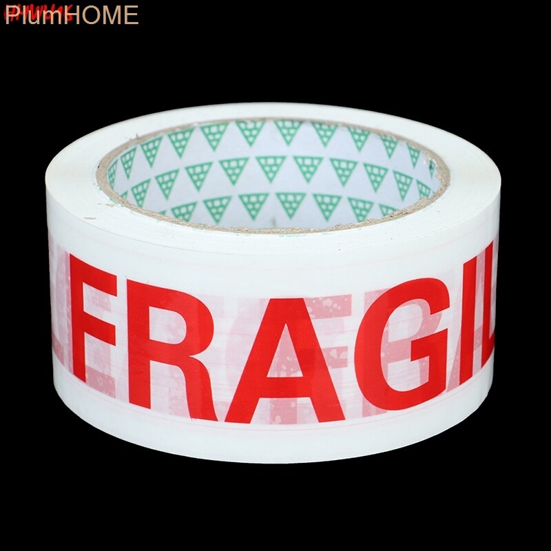 1 Roll Breekbare Verpakking Tape Fragiele Waarschuwing Sticker Care Afdichtingstape