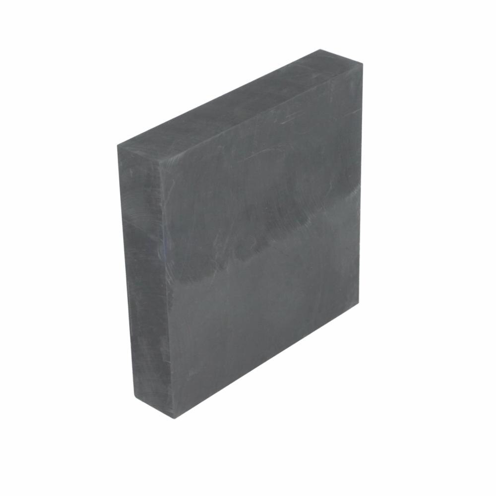 99.95% Purity Graphite Ingot Block Graphite Plate Milling Surface 50x50x20mm / 100x100x20mm