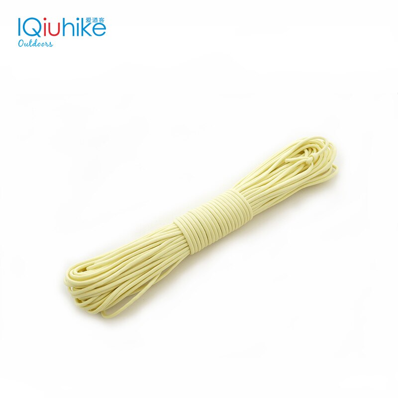 5 Colors Glow in the dark Luminous Paracord 550 100FT Parachute Cord Lanyard Rope 7 Strands Cores Outdoor Survival