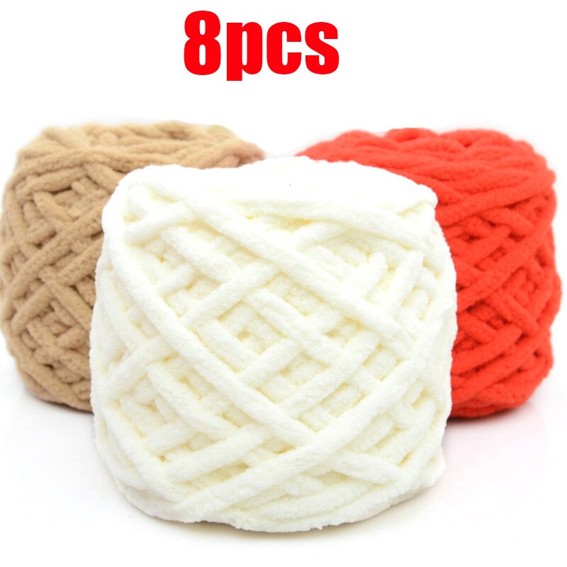 8pcs Yarn for Knitting Woolen Yarn for Discount Yarn for Needlework