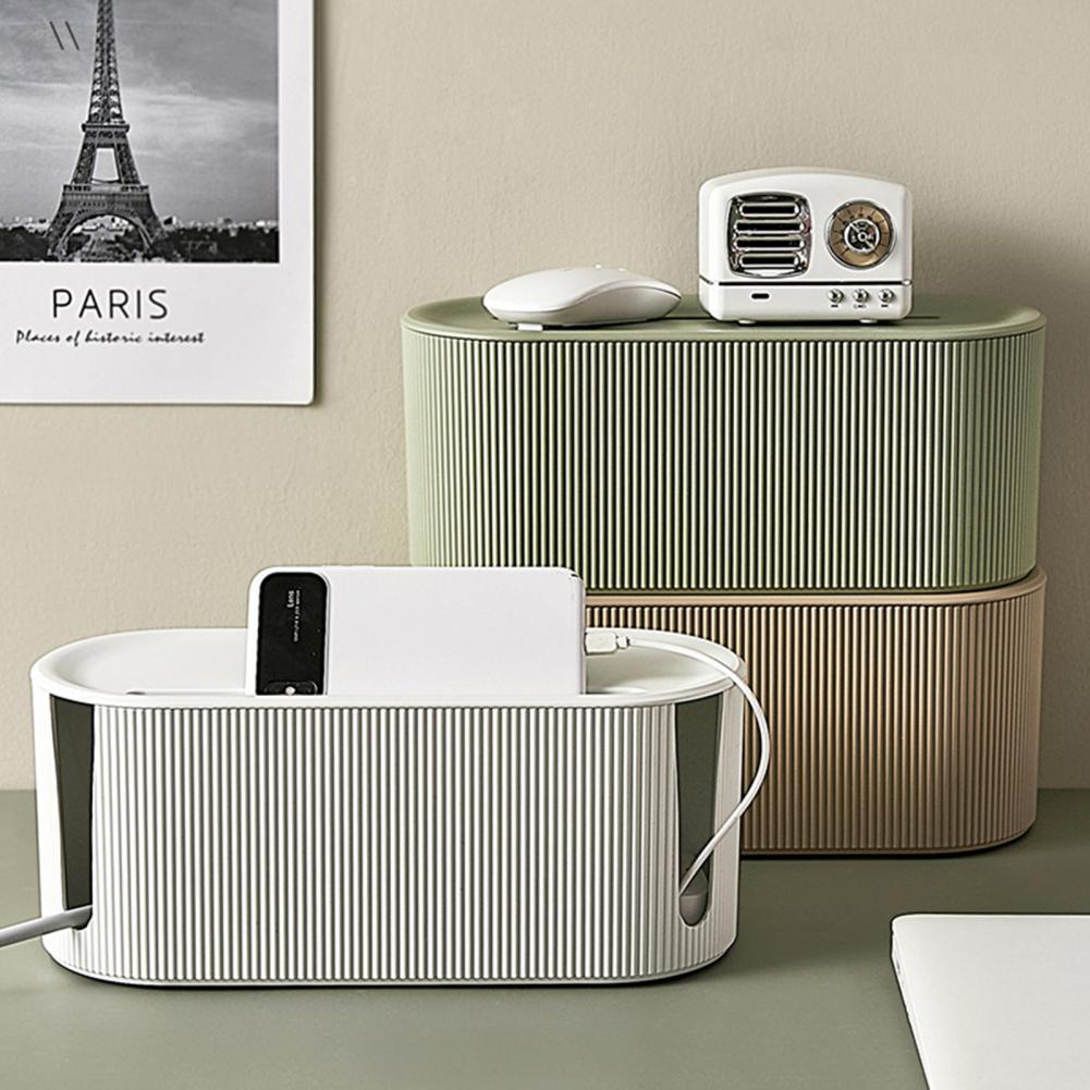 Water-Proof Kabel Management Doos Effectieve Warmteafvoer Pp Ruimte Besparen Power Cord Organizer Voor Kantoor