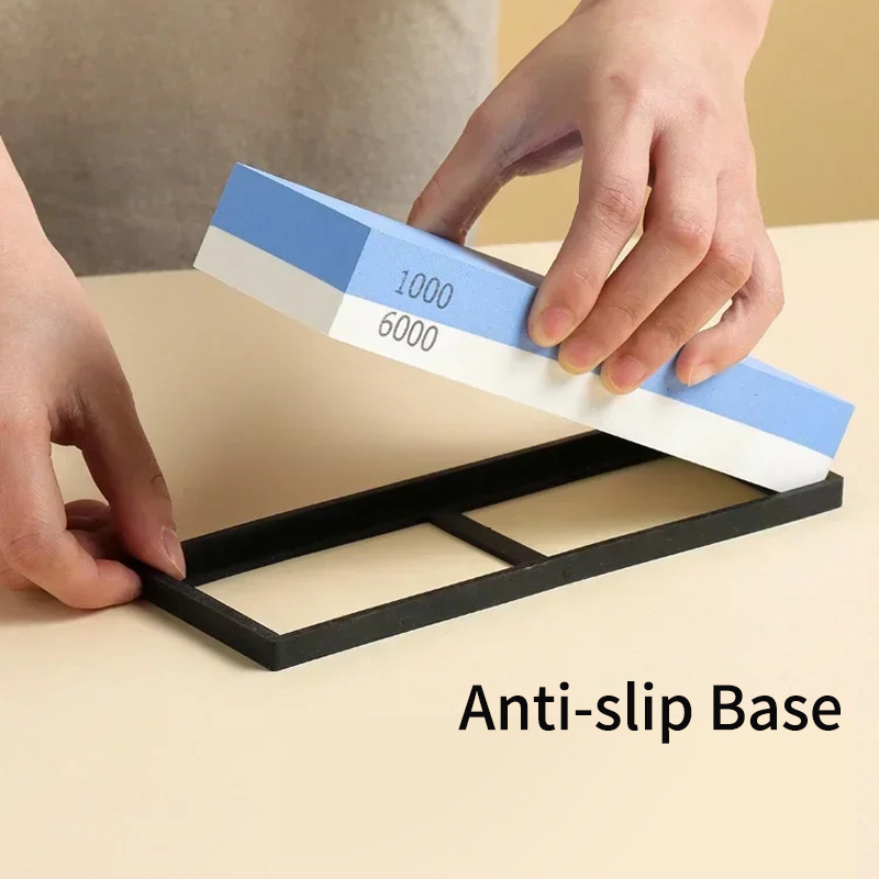 Dubbelzijdige slijpsteen Messenslijper Professionele slijpsteen Dual Side Grind Shapner Water Wetstone Keukenaccessoires Gereedschap