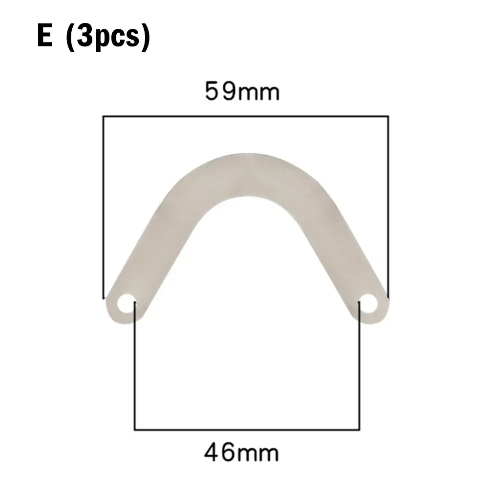 3-teilige Luftkompressor-Ventilplatten-Montagen ätze für geräuschlose Öl kolben maschinen Eisenplatten Luft kompressoren Pneumatische Teile: Braun