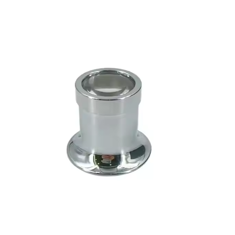 Reparatur-Uhrenwerkzeug, Saphirglas, Ganzmetall-Lupe, 5 x 10 x 15 x hochauflösende Anti-Beschlag-Uhrenhersteller, mag es: Braun