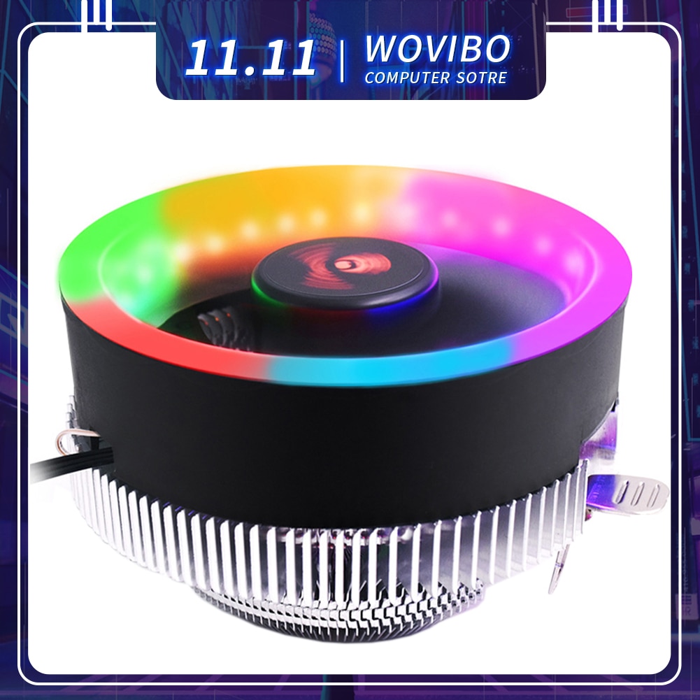 Heatsink CPU Cooler Cooling Radiator Fan for Intel... – Grandado
