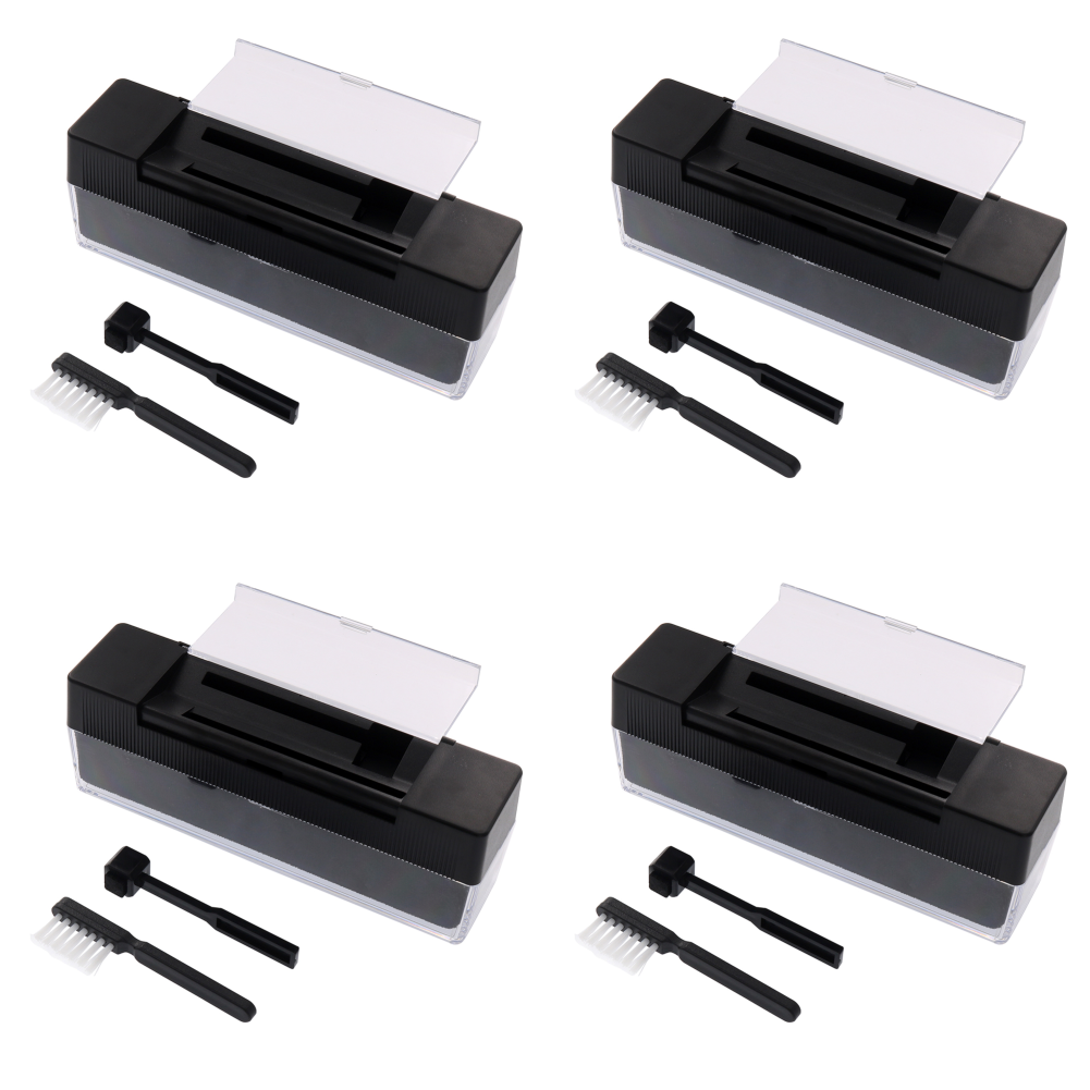 1-10Set Anti Static Vinyl Record Cleaner Dust Remover Brush for Phonograph Turntables Vinyl Records Player Cleaning Tools Kit: green