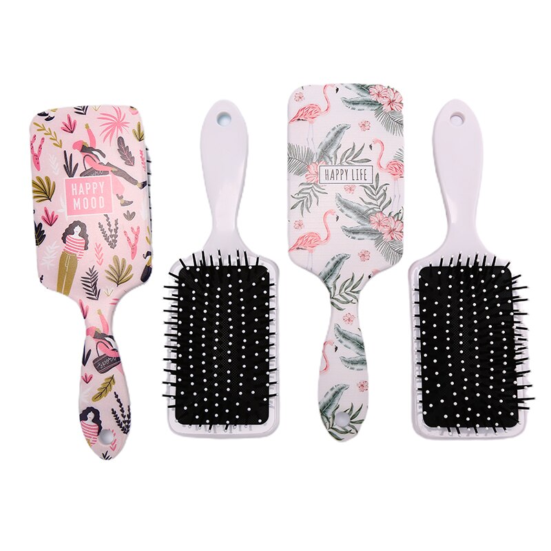 Cute Animal Anti-static Hair Brush Massage Comb Shower Wet Detangle Hair Brush
