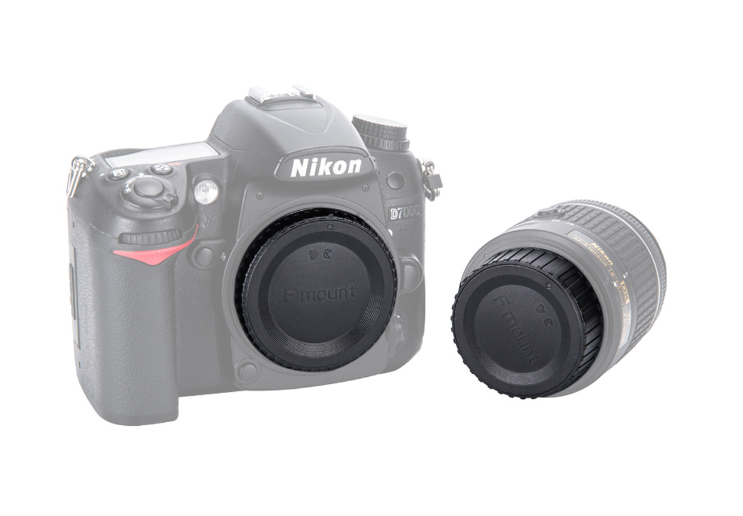 1ZESTAW Osłona obiektywu z mocowaniem F do Nikon D5600 D5500 D3500 D3400 D780 D810 D850 D7000 D7100 D3200 D700 D800 Osłona korpusu + tylna osłona obiektywu