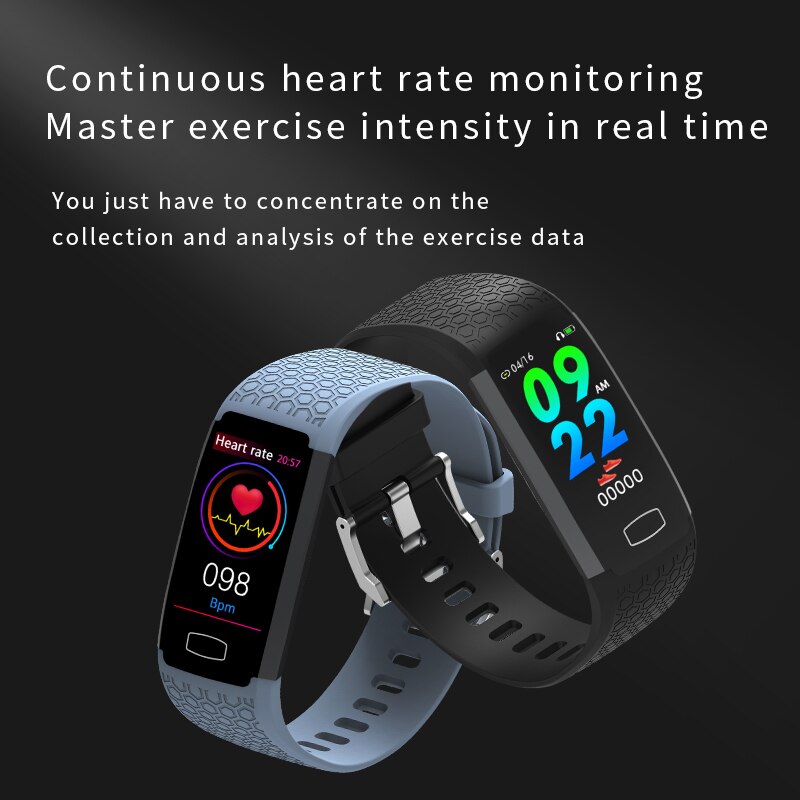 Onemix smart watch herre pulsmåler blodtryk fitness armbånd smart kvinde sportsur ios android counter