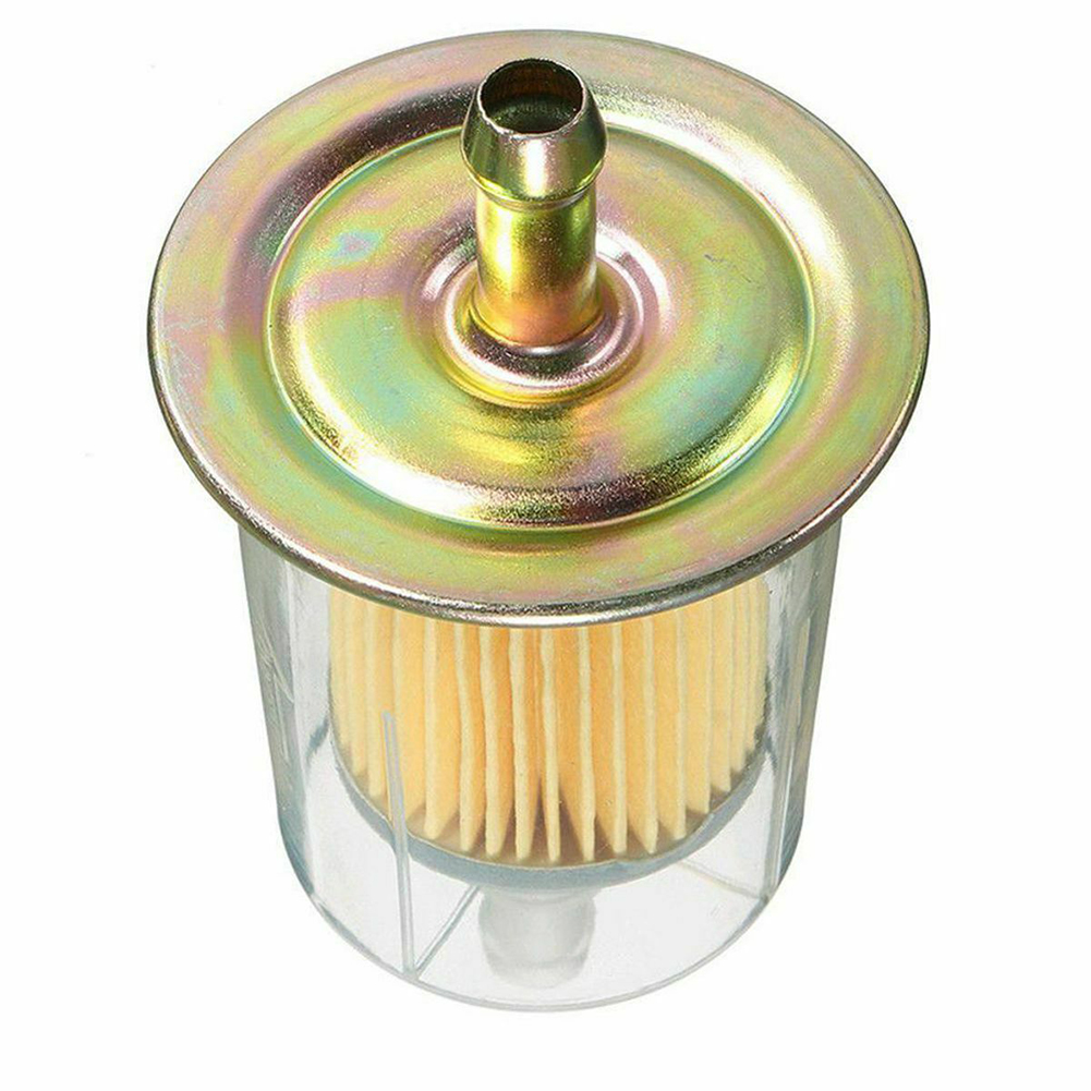 1pc metall-benzinfilter, diesel-kraftstofffilter, extra großer kraftstofffilter, wohnmobil-inline-kraftstoffleitung für gartengeräte, roller, motorräder, autoteile
