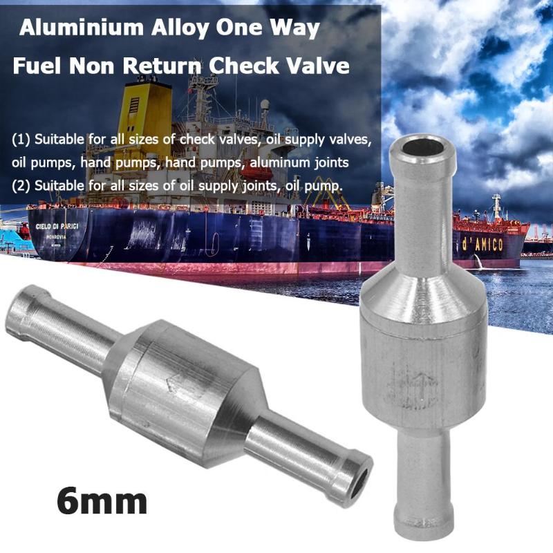 1x aluminium terugslagkleppen 6mm/8mm/10mm/12mm rembekrachtiger geen terugslagklep inline terugslagklep vacuümslang