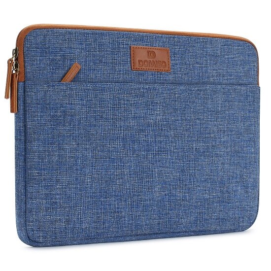DOMISO 10 11 13 14 15.6 Cal pokrowiec na laptopa płótno etui torba na tablet chronić komputer pokrowiec skóry etui na Lenovo/HP/ acer/jabłko: Blue / 11-calowy