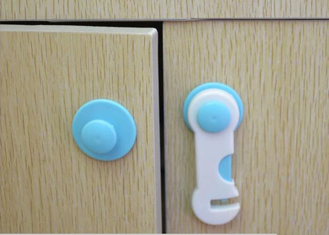 5 stks/partij Baby Veiligheid Sloten Kinderen Bescherming Deur Lade Kast Closet Bescherming Lock voor Kinderen Veiligheid Koelkast Wc Slot