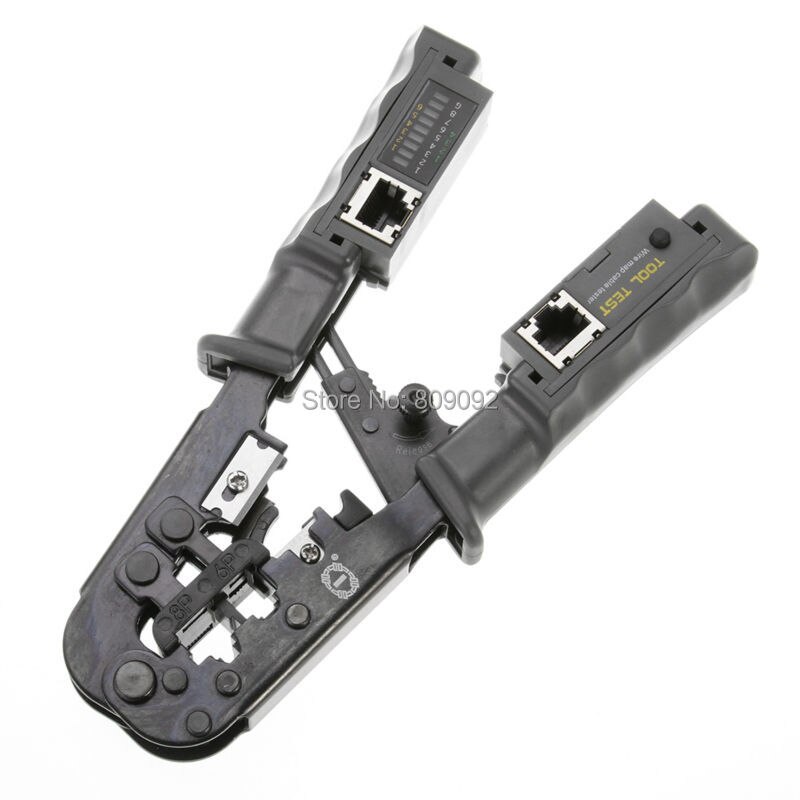 TL-N568CR Network Tellphone LAN Cable Stripper Crimper Cutter Tester RJ45/RJ12/RJ11 8P 6P Network Crimper Tester