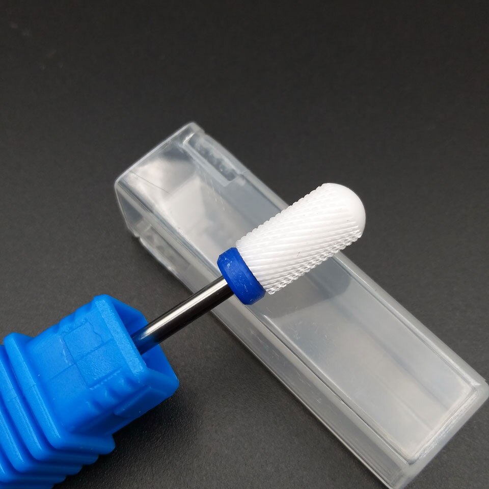 HYTOOS-broca de cerámica para uñas, brocas rotativas de 3/32 &quot;para manicura, accesorios de taladro de uñas, herramientas de corte de fresado