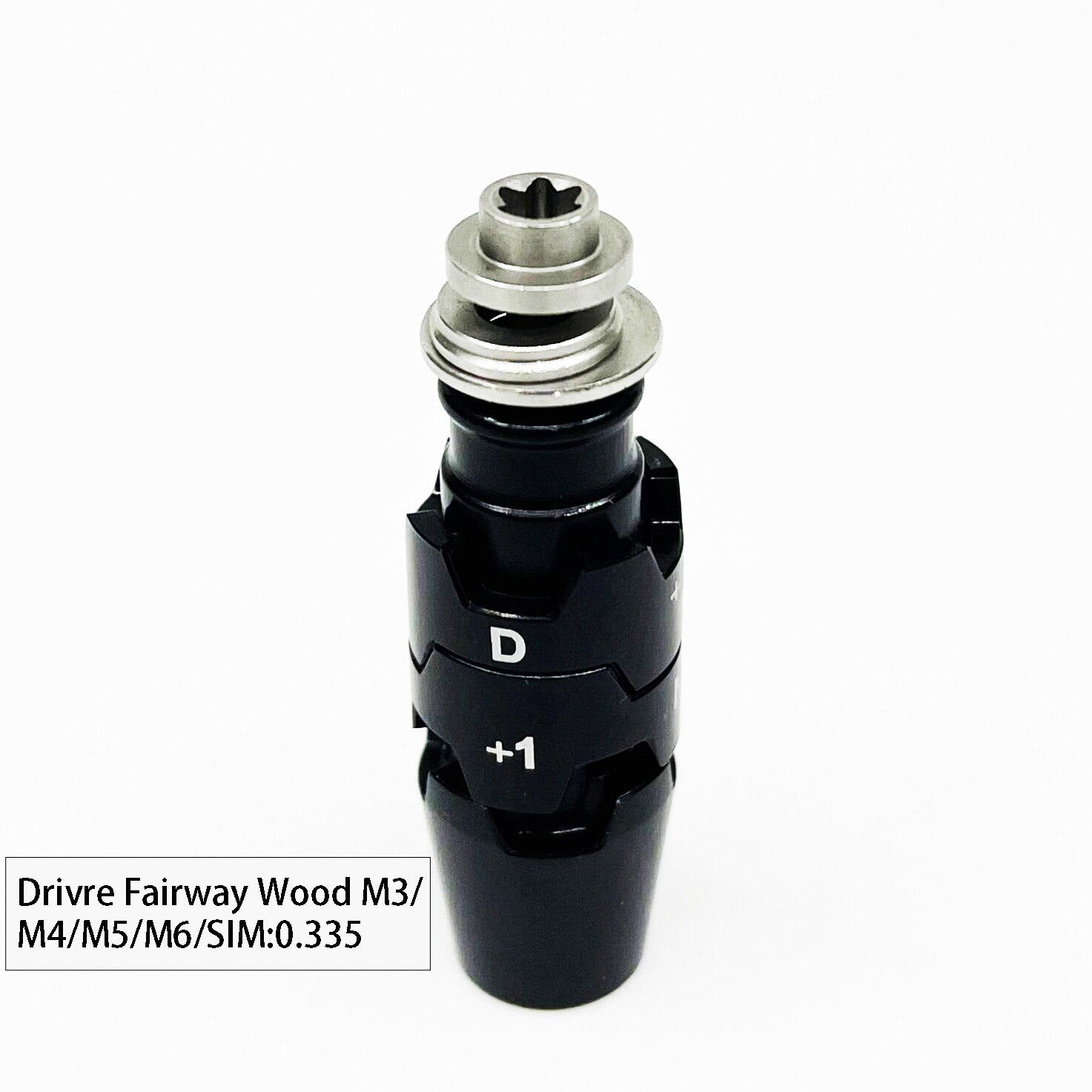 1pc M1 M2 M3 M4 M5 M6 Golf manchon adaptateur adaptateur pour Taylormade Conducteur Hybride Bois de Parcours SIM club tête accessoires: (M3 4 5 6)0.335