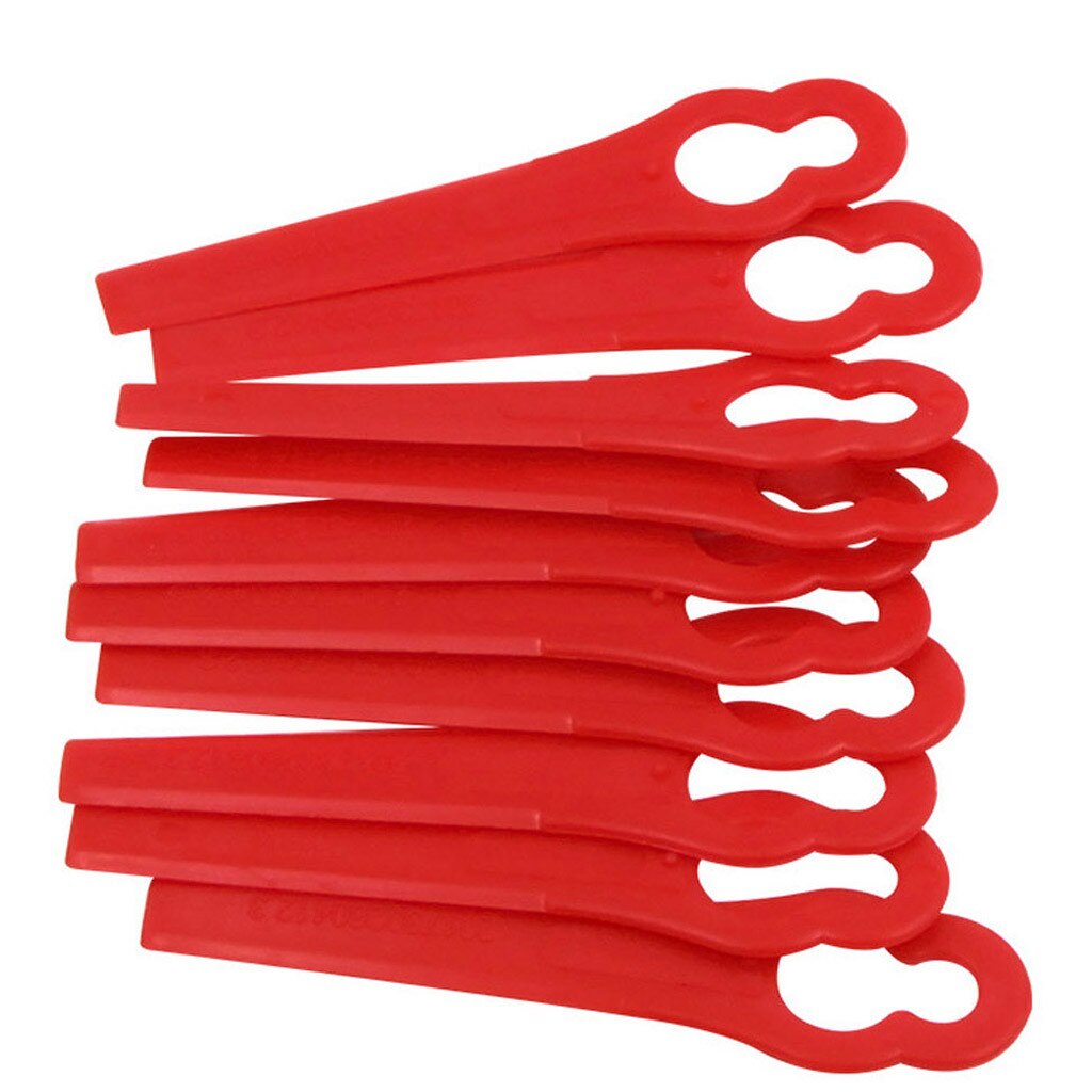 100 Pcs Gras Trimmer Blade Rode Plastic Blade Cutter Vervangen Tuin Gazon Trimmer Spare Blade Rode Tool Onderdelen Tuinieren # t2G