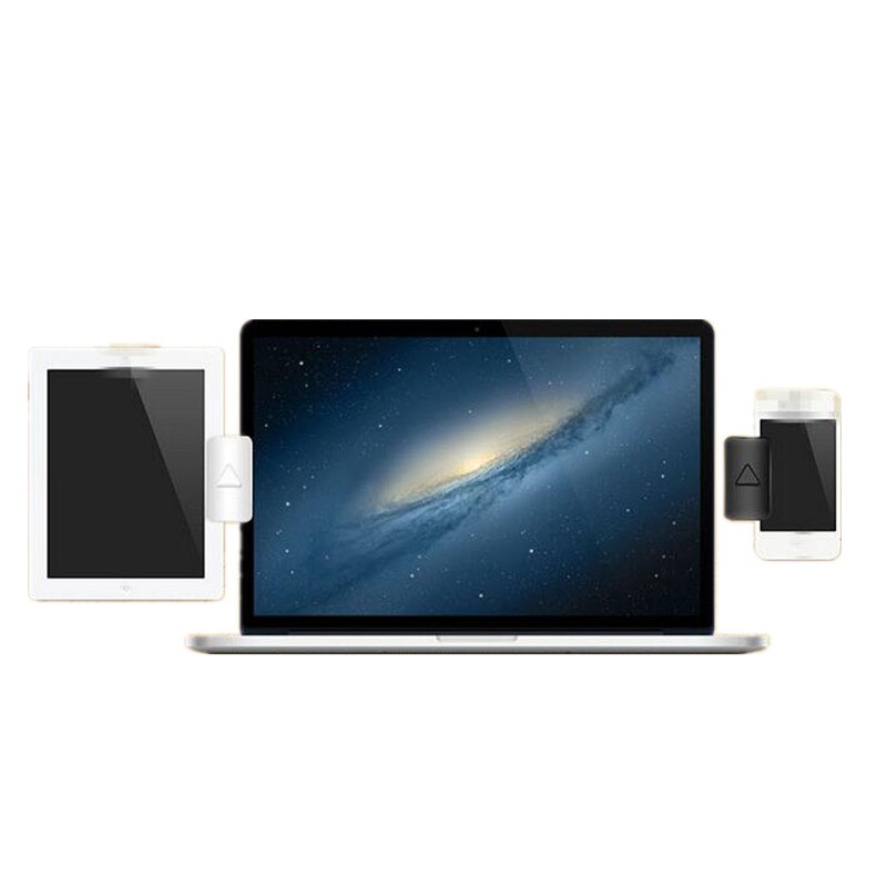 Dobbel/ trippel skjermklips stativ bærbar montering klipp nettbrett telefon kobler brakett holder til ipad multi -skjerm støtte alle skjermer
