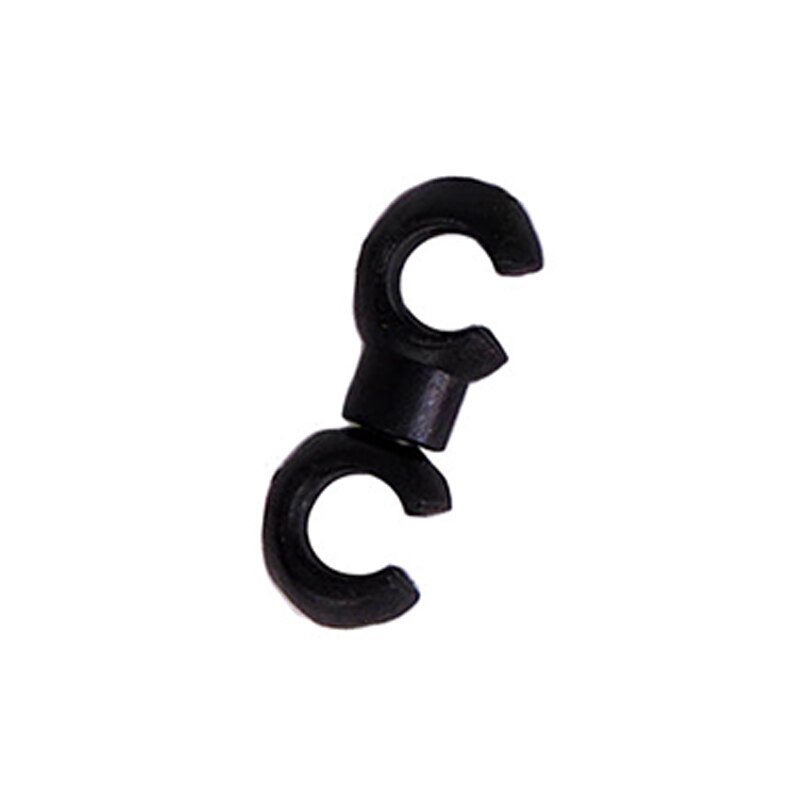 20 pçs cabo de freio mtb s estilo clipes peças da bicicleta fivela mangueira guia da bicicleta cruz linha clipe cabos habitação peças da bicicleta: 20PCS Black